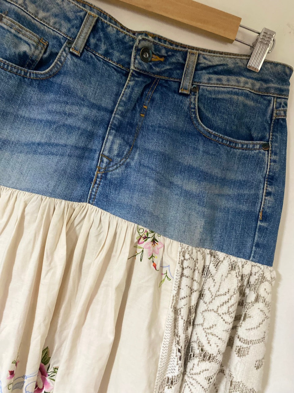 Justify My Love - Up-cycled skirt - Medium