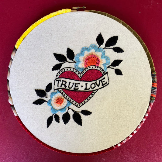 True + Love - Hand Embroidery Pattern - PDF only