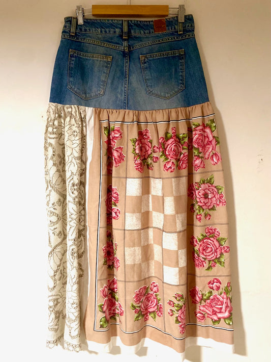 Justify My Love - Up-cycled skirt - Medium