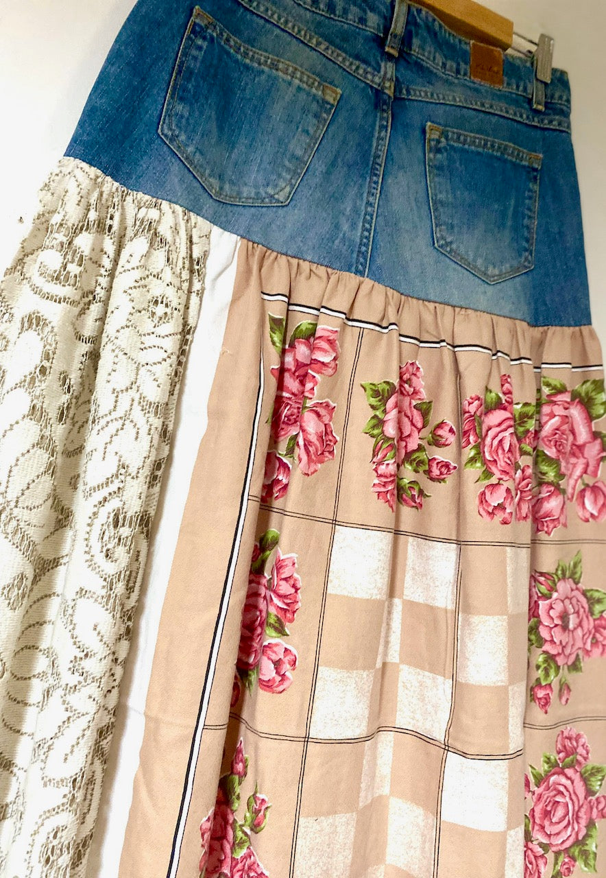 Justify My Love - Up-cycled skirt - Medium